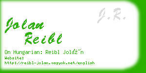 jolan reibl business card